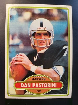 1980 Topps Dan Pastorini NRMT card #490. - Image 1 of 2