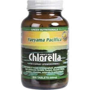 Yaeyama Pacifica Chlorella Tablets 500mg 200 Tabs - Picture 1 of 1