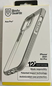 BodyGuardz Ace Pro Case - iPhone 13 Pro (6.1") - Clear - Picture 1 of 5