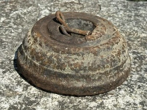 C.1900 Tether HORSE, Farm Animal ~ 22 lbs & 8" Diameter ~ Barn, Farm, Primitive - Picture 1 of 4
