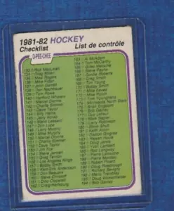 Lista de verificación 1981-82 OPC O-pee-chee hockey # 380 - Imagen 1 de 2