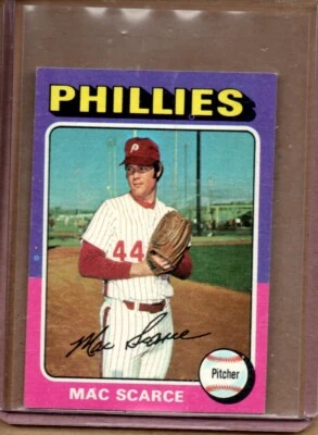 1975 TOPPS MINI MAC SCARCE # 527 (EX-EX/MT) CREASE FREE - Image 1 of 2