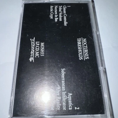 NOCTURNUS - Thresholds (1991 Rare Advance Promo Cassette, Earache) Out Of Print! - Image 1 of 4