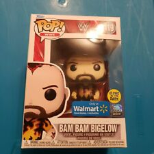 Funko Pop! WWE Bam Bam Bigelow # 119 Figure Walmart Exclusive Glow In The Dark