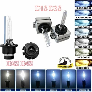 2x D1S D2S D3S D4S Xenon Headlight Bulbs Lamps Replacement for Factory HID Cars - Picture 1 of 16