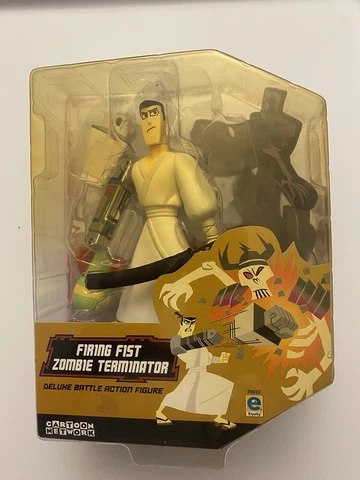 Samurai Jack Rare Firing Fist Zombie Terminator Action Figure Cover