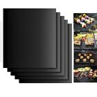 Grill Mats Cover Grilling Sheet Baking Barbecue Cleaning Heat Resistant