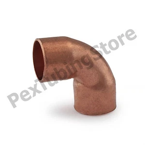 (25) 3/8" C x 3/8" C 90-Degree Copper Elbows - Picture 1 of 1