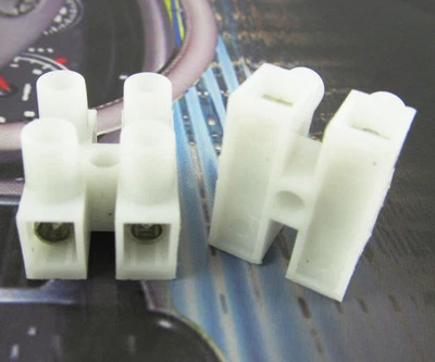 10pcs Wire 2 Position Barrier Terminal Strip Block 450V 30A 22-10 AWG - Image 1 of 2