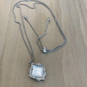 Kendra Scott kacey necklace Silver - Picture 1 of 7