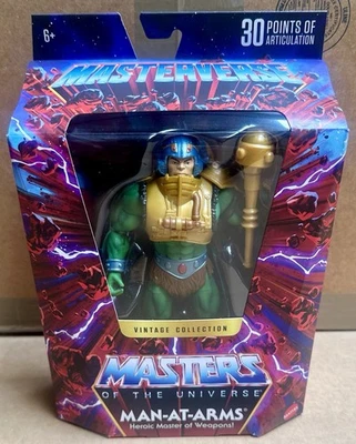 MOTU Masters of The Universe Masterverse Vintage Collection MAN-AT-ARMS Figure - Image 1 of 2