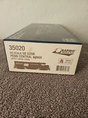Rapido 35020 Ge U25b Penn Central #2669 With Large Logo DC Only - Image 1 of 4