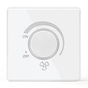DEWIN Regolatore Velocita Ventilatore,86 Tipo Regolazione Ventilatore da Soffitt - Foto 1 di 9