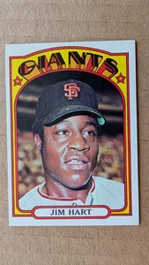 Carta 1972 Topps Jim Hart #733 SAN FRANCISCO GIANTS - Foto 1 di 2