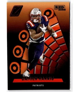 2022 Zenith Damien Harris #10 Red Zone New England Patriots - Picture 1 of 2