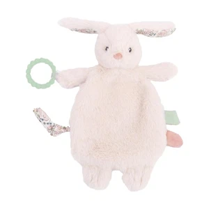 Rosie Bunny Security Blanket with Silicone Teether – 12”, Plush Lovey for Bab... - Picture 1 of 7