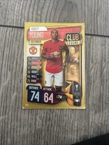 MATCH ATTAX 2019/20 Ashley Young Manchester United Club Legend - Foil Mint Rare - Picture 1 of 3