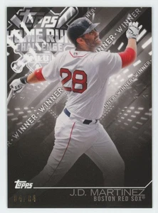 2018 Topps Home Run Challenge Winners August (Gray) J.D. Martinez 4/84 #HRC-JM - Picture 1 of 2