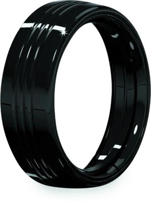 Anillo de ajuste de faro negro brillante Kuryakyn de 7 pulgadas Foto 1 de 2