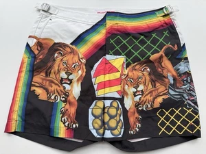 NWOT Orlebar Brown Swim Shorts Bulldog Peter Philips Print Size 32 - Picture 1 of 5