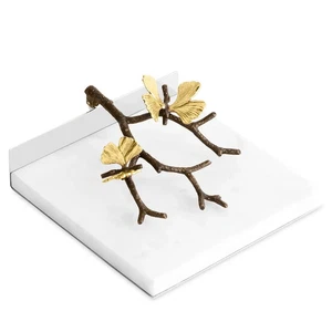 Michael Aram Butterfly Ginkgo Dinner Napkin Holder - Bronze - Picture 1 of 5