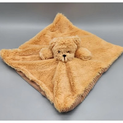 Manta de seguridad de oso de peluche Lovey sonajero pana peluche bebé juguete suave relleno Foto 1 de 4
