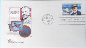 Cover Craft C118 Samuel Pierpont Langley San Diego CA correo aéreo - Imagen 1 de 1