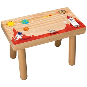 Children’s Wooden Step Stool, Space Galaxy Design - Picture 1 of 3