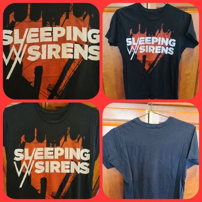 Camisa De Colección Dormir Con Sirenas Corazón Negro Kellen Quinn Emo Punk Banda Damas L Foto 1 de 4