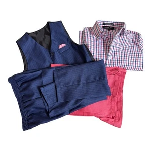 Boys Size 6 Pants, Dress Shirt, and Vest Bundle Andrew Fezza - Picture 1 of 13