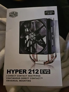 Cooler Master Hyper 212 EVO RR-212E-20PK-R2 Cooling Fan/Heatsink Brand NEW - Zdjęcie 1 z 4