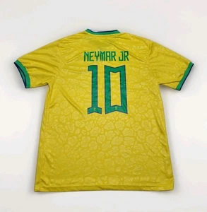 Neymar Jr Brazil Soccer Football Futbol Jersey Yellow Men's XXL CBF Brasil - Picture 1 of 11