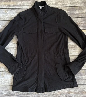 Chaqueta con cordón gris oscuro James Perse talla 2 Foto 1 de 4