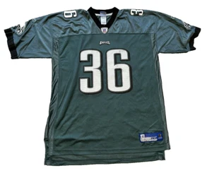 Brian Westbrook Mens #36 Philadelphia Eagles NFL Reebok Jersey Green VTG 2XL - Picture 1 of 15