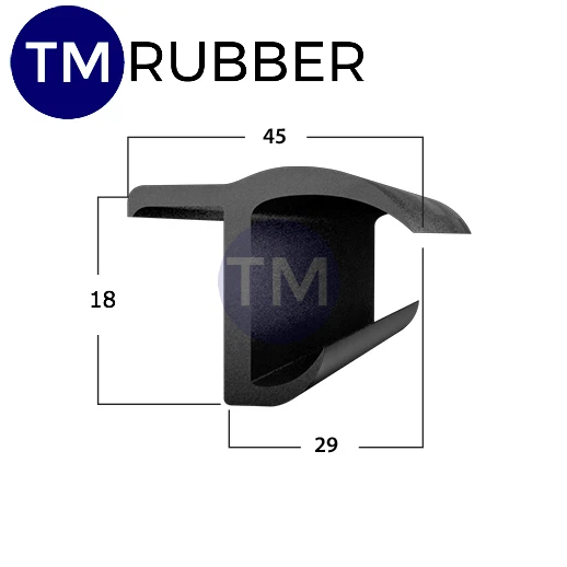DS 15J Rubber Shipping Container Truck Door Seal - image 1 of 1