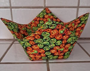 Reversible Microwavable Soup Bowl Cozy / Pot Holder/ Hot Pad - Picture 1 of 1