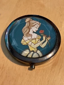 Used Princess Belle Beauty & the Beast Authentic Disney Makeup Compact Mirror - Picture 1 of 3