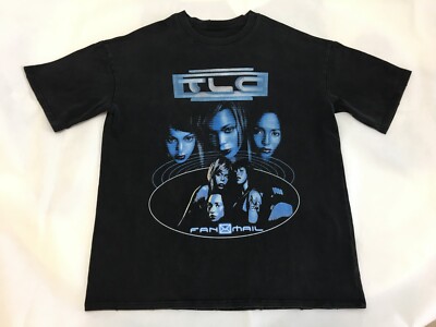 90s Legends Lisa Left eye From TLC Fan Graphic Print Black 90s Legends Lisa Left eye From TLC Fan Graphic Print Black