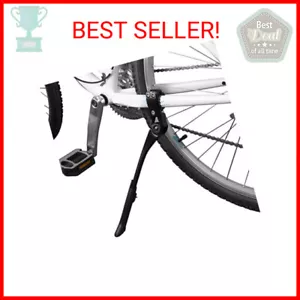 BV Bike Kickstand - Alloy Adjustable Height Rear Side Bicycle Kick Stand, for 24 - Picture 1 of 2