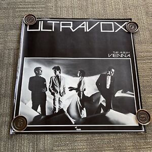 #168 1980 Ultravox Vienna Record Store Promo Poster 27” X 27”