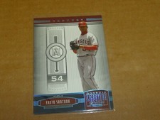2005 Donruss Signature ERVIN SANTANA CENTURY BLUE PARALLEL ANGELS 06/10 J2011