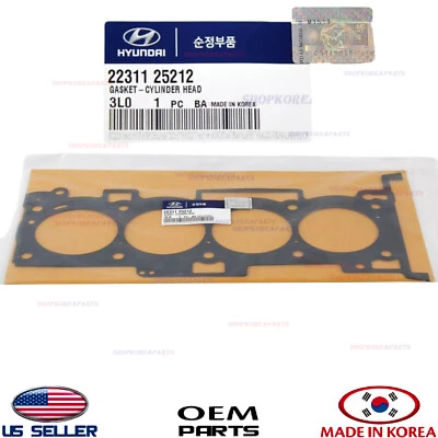 Genuine Engine Cylinder Head Gasket ⭐OEM⭐ HYUNDAI KIA 2.4L *See compatibility - Image 1 of 2