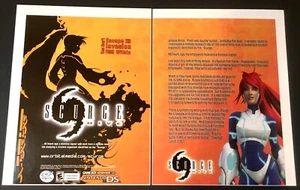 2005 Scurge Hive Nintendo DS 2-page PRINT AD Game Room Art Promo Advertisement - Picture 1 of 1