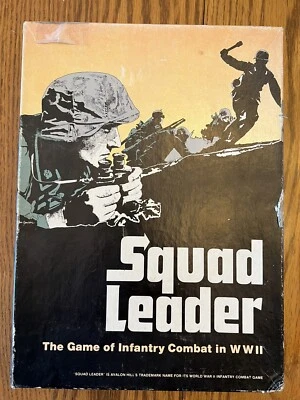 SQUAD LEADER AVALON HILL BOARD GAME Mostly Unpunched! - Image 1 of 4