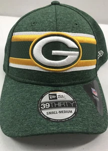 Green Bay Packers New Era 39THIRTY Cap Flex Fit Small Medium - Picture 1 of 2