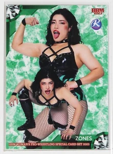 ZONES - 2023 BBM Woman's Pro Wrestling Trading Card - Imagen 1 de 3