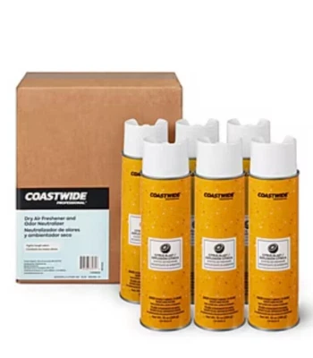 STAPLES Coastwide Professional™ Air Freshener Aerosol, Citrus Blast, 10 Oz., 6/Carton
