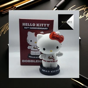HELLO KITTY ST. LOUIS CARDINALS BOBBLEHEAD LIGHT UP BOW 9-19-24 THEME - Picture 1 of 3