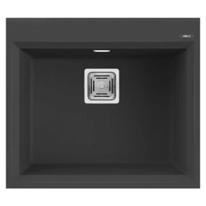 Lavello Elleci Incasso Cucina 1 Vasca 57x50 Karisma 105 Nero LGK10540 - Foto 1 di 2