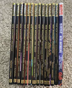New Avengers Premiere HC Set 1 2 3 4 5 6 7 8 9 10 11 12 Siege Illuminati Bendis - Picture 1 of 15